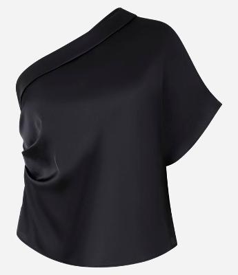 Blusa Ombro Só com Franzido Lalteral