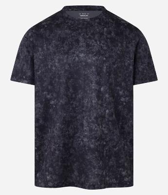 Camiseta Esportiva em Tecnologia Dry com Estampa Marmoriza