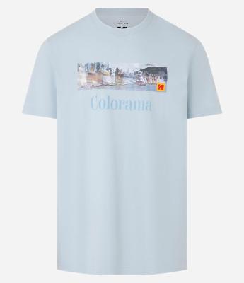 Camiseta Comfort em Algodão com Estampa Kodak Colorama