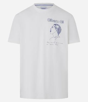 Camiseta em Algodão com Gilberto Gil Meu Caminho