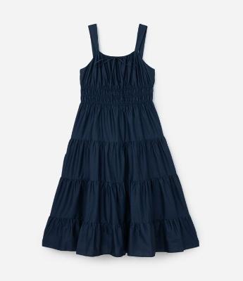 Vestido Midi com Babados e Lacinho Curve & Plus Size