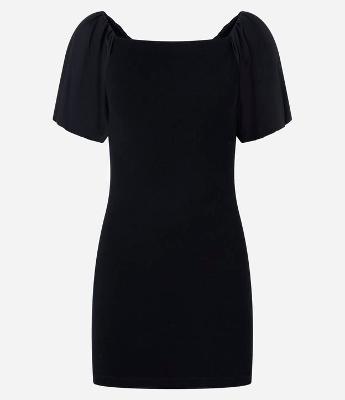 Vestido Curto em Viscose Ombro a Ombro