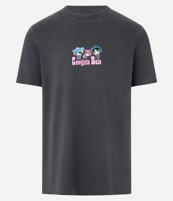 Camiseta Comfort em Algodão com Estampa Meninas Superpoderosas Cowgirls