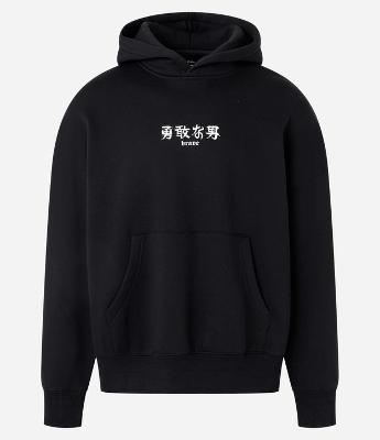Blusão Boxy em Moletom Com Estampa Lettering