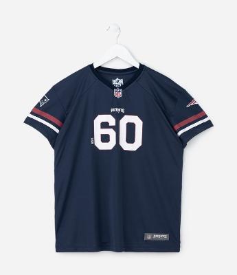 Camiseta Esportiva Infantil com Estampa Patriots NFL Sportcore - Tam 5 a 14 Anos