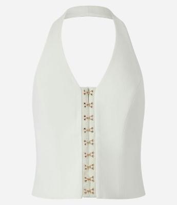 Blusa Frente Única  Alfaiatada com Colchetes