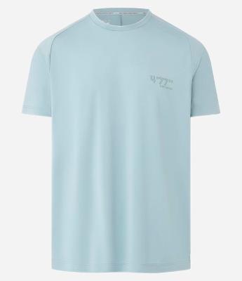 Camiseta Esportiva em Tecnologia Dry com Estampa Laser Curt e Cava Raglan
