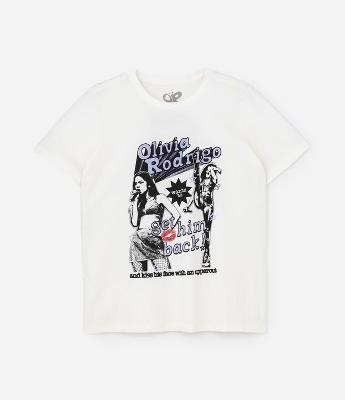 Camiseta Alongada Estampada Olivia Rodrigo Curve & Plus Size