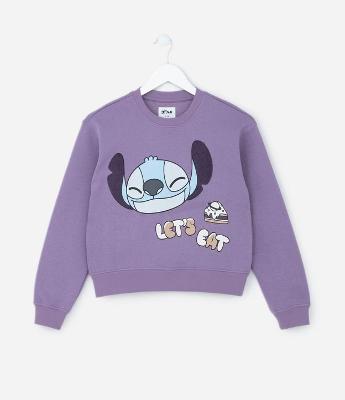 Blusão Infantil Quentinho com Estampa do Stitch - Tam 5 a 14 Anos
