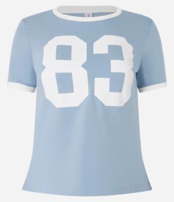 Blusa Baby Look em Algodão com Silk Frontal 83