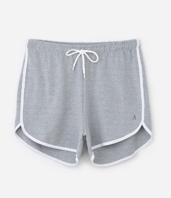 Short Runner em Moletinho Curve e Plus Size