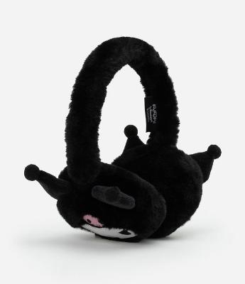 Protetor de Orelhas Infantil com Bordado Kuromi - Tam Único
