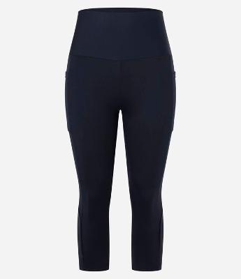 Calça Esportiva Corsário  Maxxi em Microfibra com Frisos