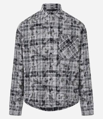 Camisa Comfort em Flanela com Estampa Xadrez com Bolso