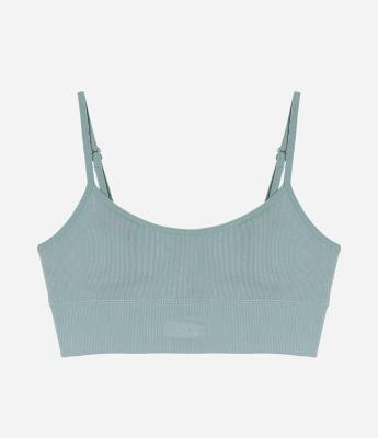 Sutiã Top com Bojo Removível Texturizado Seamless