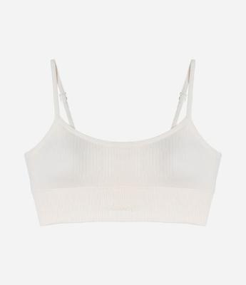 Sutiã Top com Bojo Removível Texturizado Seamless