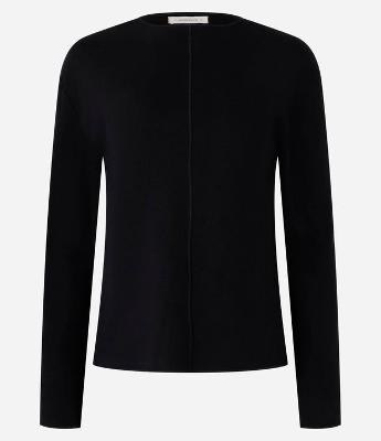Blusa em Moletinho com Friso Frontal e Gola Média