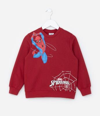 Casaco Infantil com Estampa Homem-Aranha - Tam 4 a 10 Anos