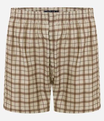 Cueca Samba Canção em Tricoline com Estampa Xadrez