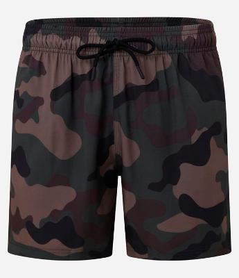 Bermuda em Microfibra com Estampa Camuflada