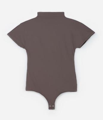Body em Poliamida com Gola Alta Curve & Plus Size