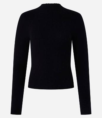 Blusa Ajustada em Tricô com Ponto Diferenciado