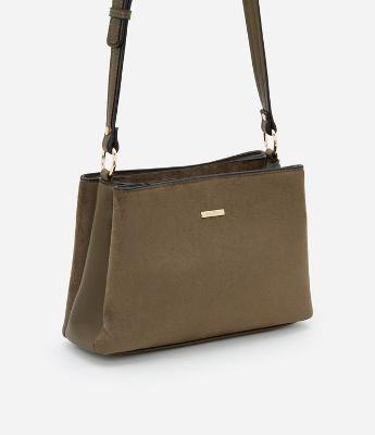 Bolsa Pequena em PU com Alça Regulável
