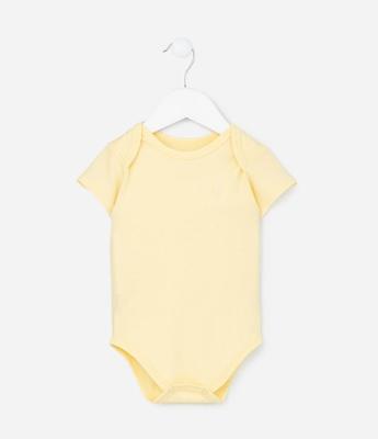 Body Infantil em Algodão Peruano com Bordado - Tam RN a 18 meses