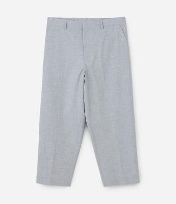 Calça Alfaiataria em Mix de Malhas