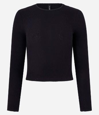 Blusa Texturizada em Malha Quentinha