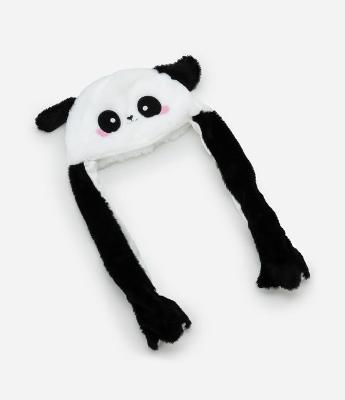 Touca Infantil de Pandinha com Orelhinhas que Levantam