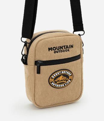Bolsa Infantil Shouder Bag com Estampa de Montanhas - Tam Único