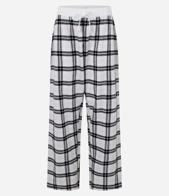 Calça de Pijama em Flanela Xadrez