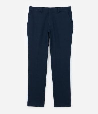 Calça Slim em Performance com Textura