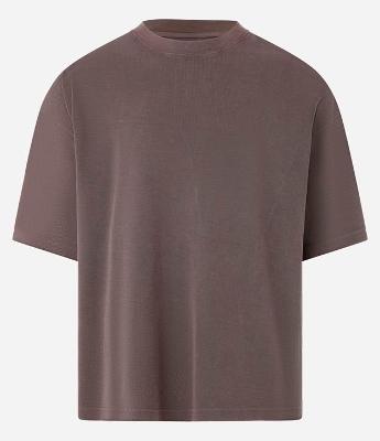 Camiseta Boxy com Algodão eTextura Waffle