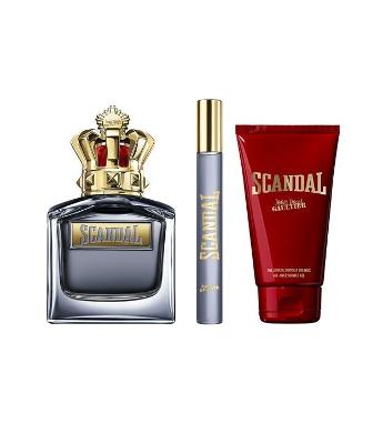 Kit Jean Paul Gaultier Perfume Scandal Eau de Toilette For Him 100ml + All Over Gel de Banho 75ml + Eau de Toilette For Him 10ml