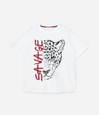 Camiseta T-shirt com Estampa Savage Curve & Plus Size