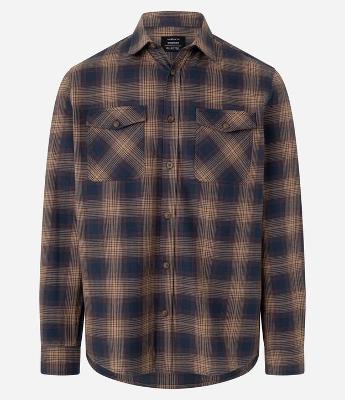 Camisa Comfort em Flanela com Estampa Xadrez