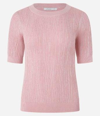 Blusa em Tricô com Ponto Diferenciado e Caimento Leve