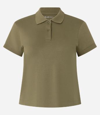 Blusa com Gola Polo em Algodão Peruano