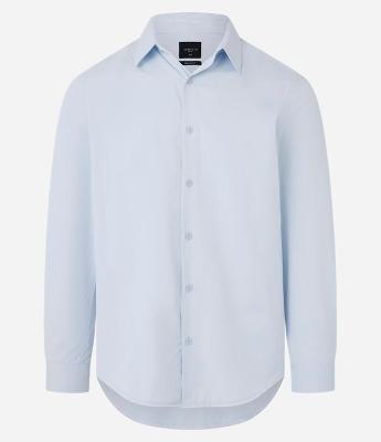 Camisa Regular com Textura Canelada