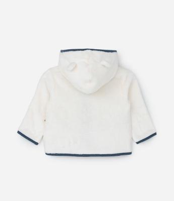 Conjunto Infantil em Fleece com Bordado Leãozinho - Tam 0 a 18 meses