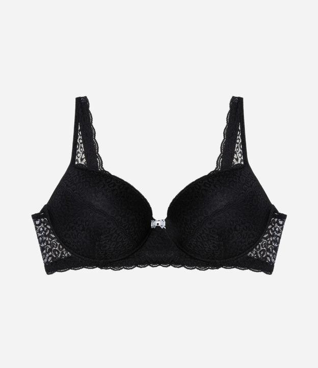 Sutiã com Bojo Oco Renda e Animal Print Curve & Plus Size - 1