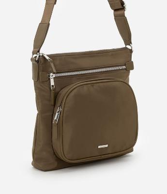 Bolsa Média com Bolso Externo Grande e Alça Regulável
