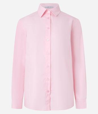 Camisa Oversized em Tricoline com Fio Tinto e Botões