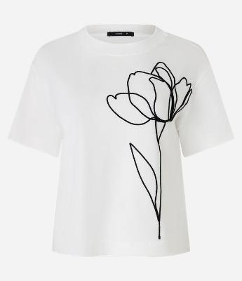 Blusa em Algodão com Bordado Floral