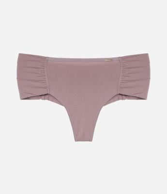 Calcinha Biquíni Fio Duplo Drapeado Curve & Plus Size