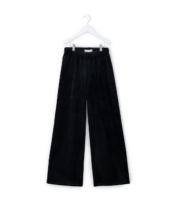 Calça Wide Leg Infantil em Plush - Tam 5 a 14 Anos