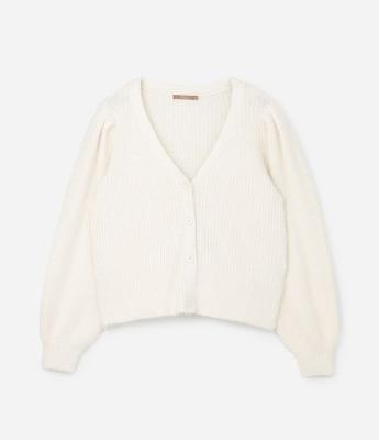 Cardigan Alongado Tricô Pesado Peludinho Curve & Plus Size