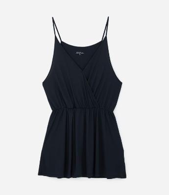 Saída de Praia Microfibra com Transpassado Curve & Plus Size